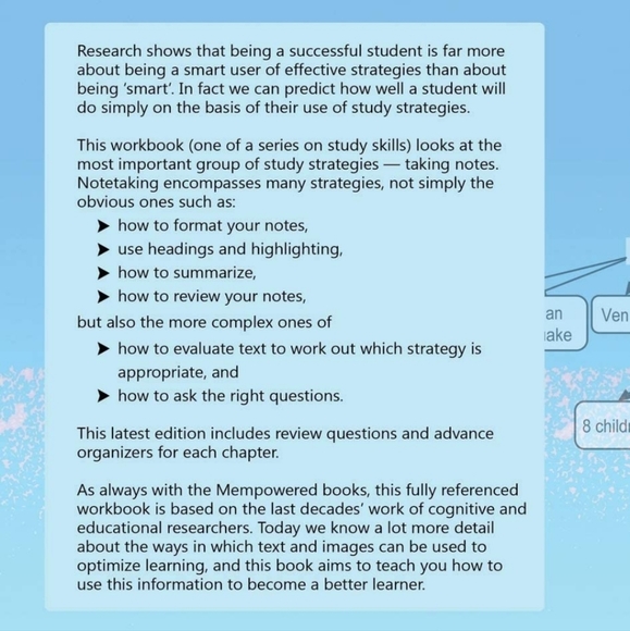 Effective Notetaking Study Skills Book By Fiona McPherson, PhD - Picture 3 of 4